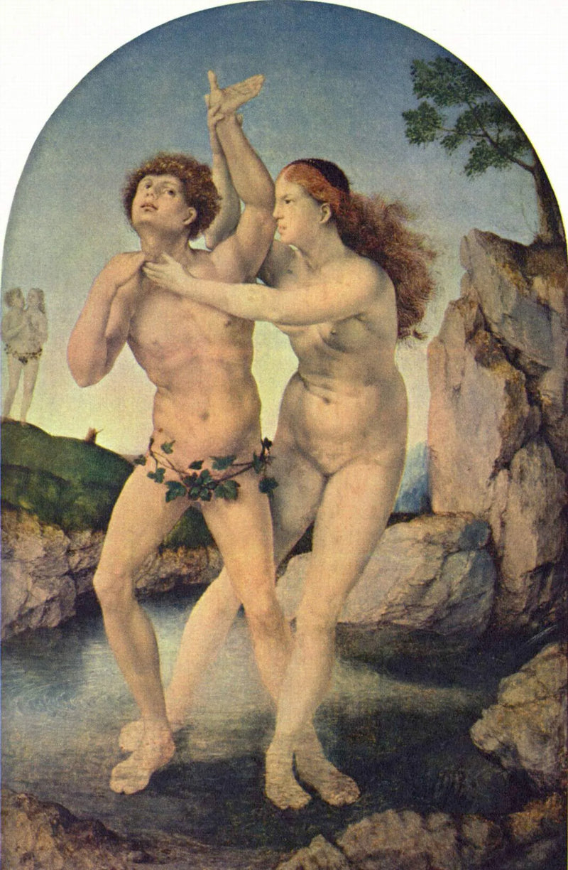 Hermaphroditens och Salmacis förvandling - Jan Gossaert