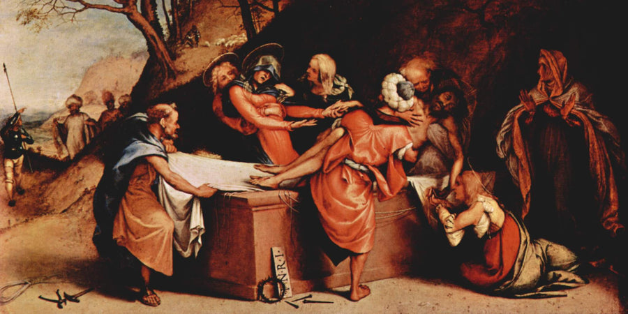 Lorenzo Lotto - La Mise au tombeau du Christ (Lotto)