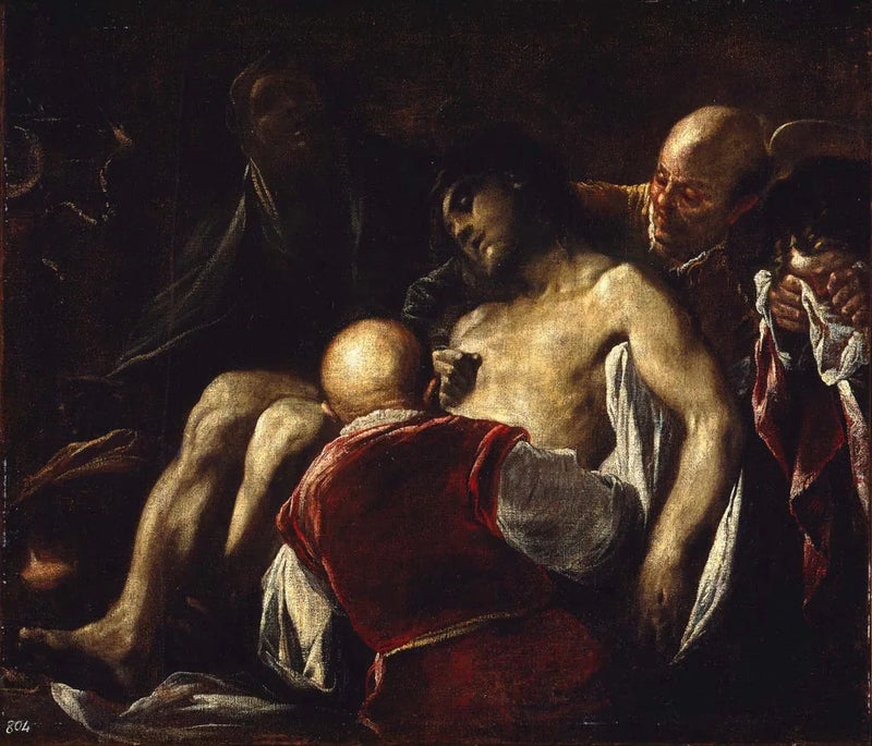 Kristi gravläggning - Luca Giordano