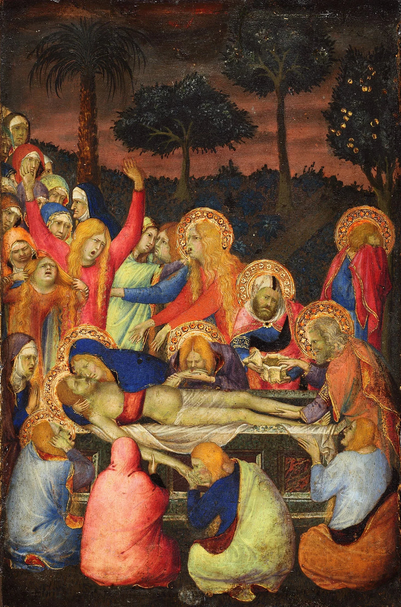 Kristi gravläggning - Simone Martini