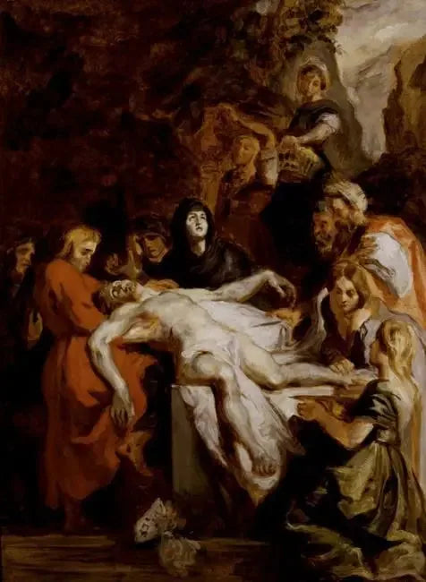 Gravenläggningen - Eugène Delacroix