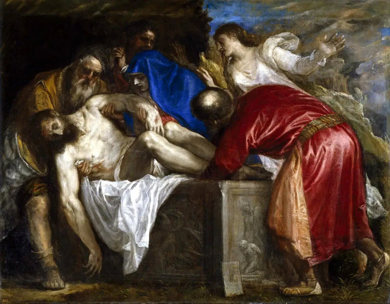 La Gravläggningen - Titian