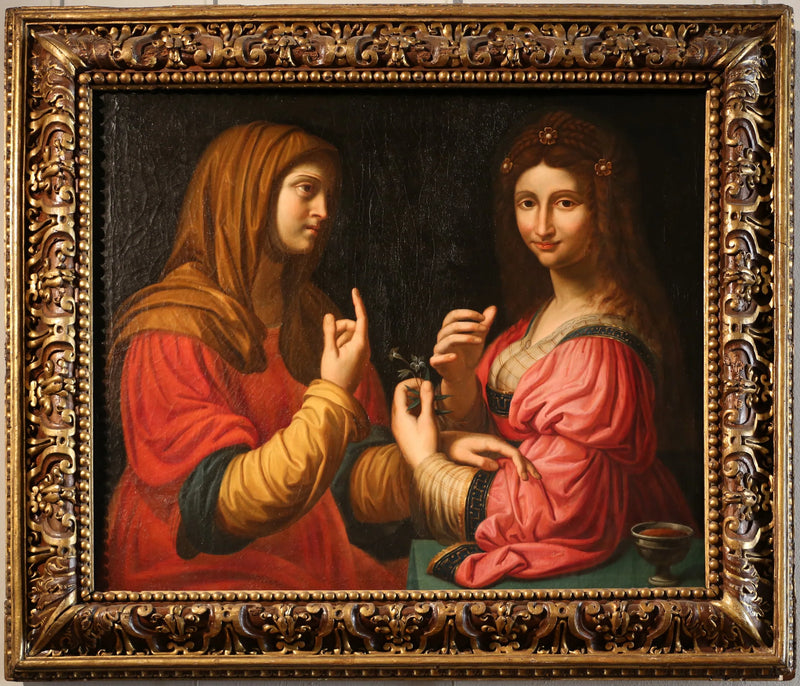 Moderskap och Fåfänga - Bernardino Luini