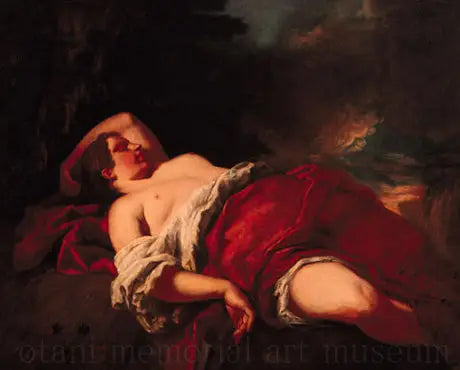 Den sovande skördetröskan - Gustave Courbet