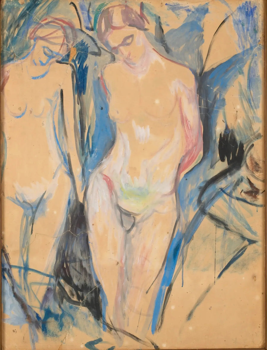 Det mänskliga berget: två Gracer - Edvard Munch