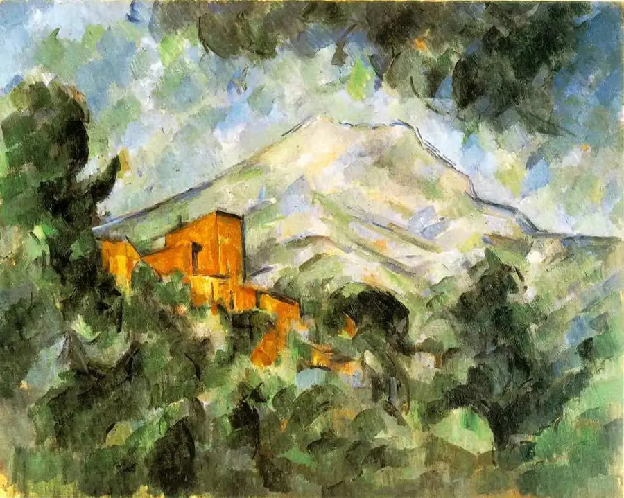 Berget Sainte-Victoire och Château Noir - Paul Cézanne