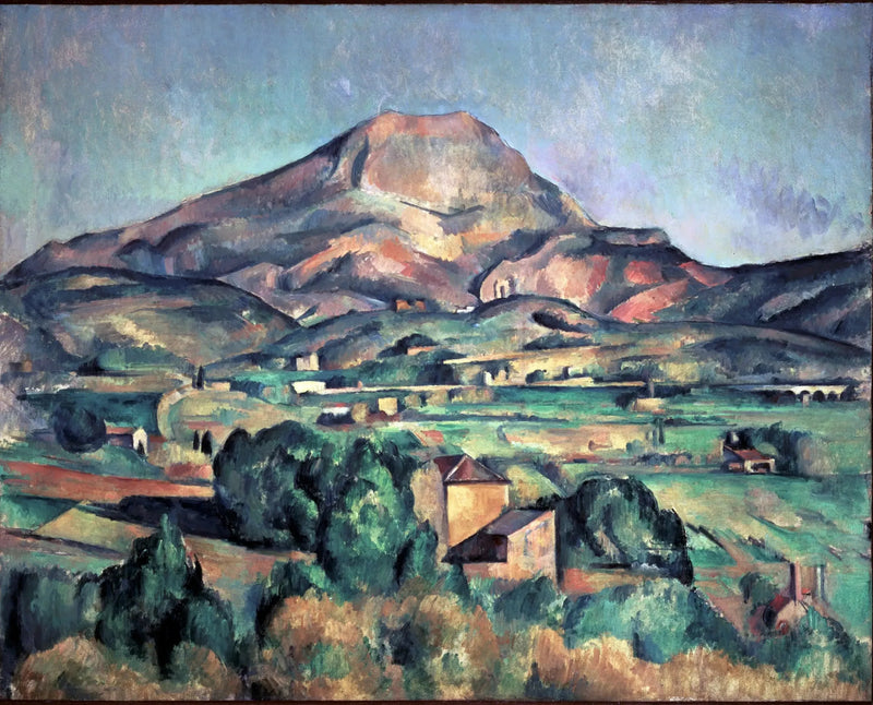 Berget Sainte-Victoire sedd från Bellevue - Paul Cézanne