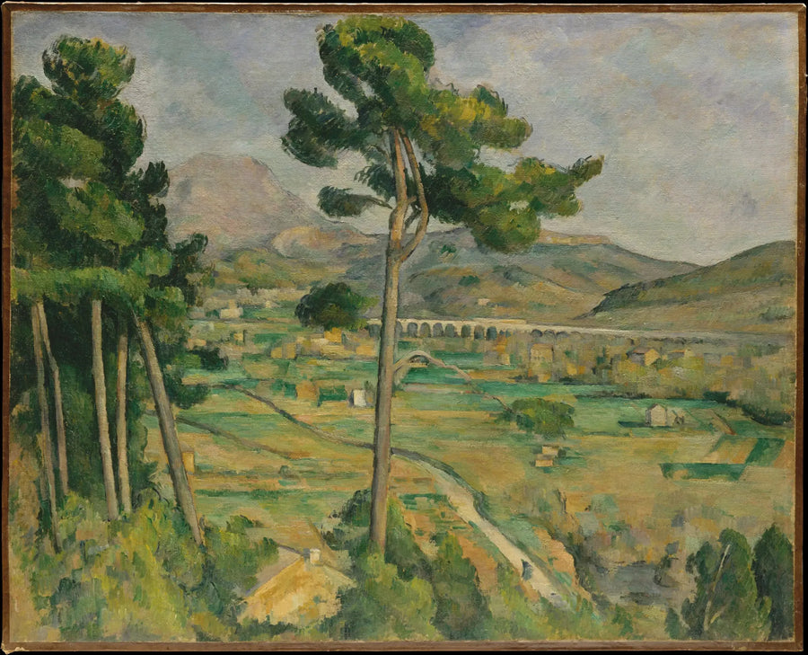 Berget Sainte-Victoire sedd från Montbriand - Paul Cézanne