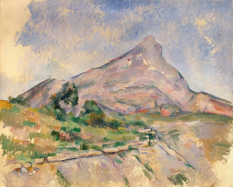 Berget Sainte-Victoire sedd från Infernets - Paul Cézanne