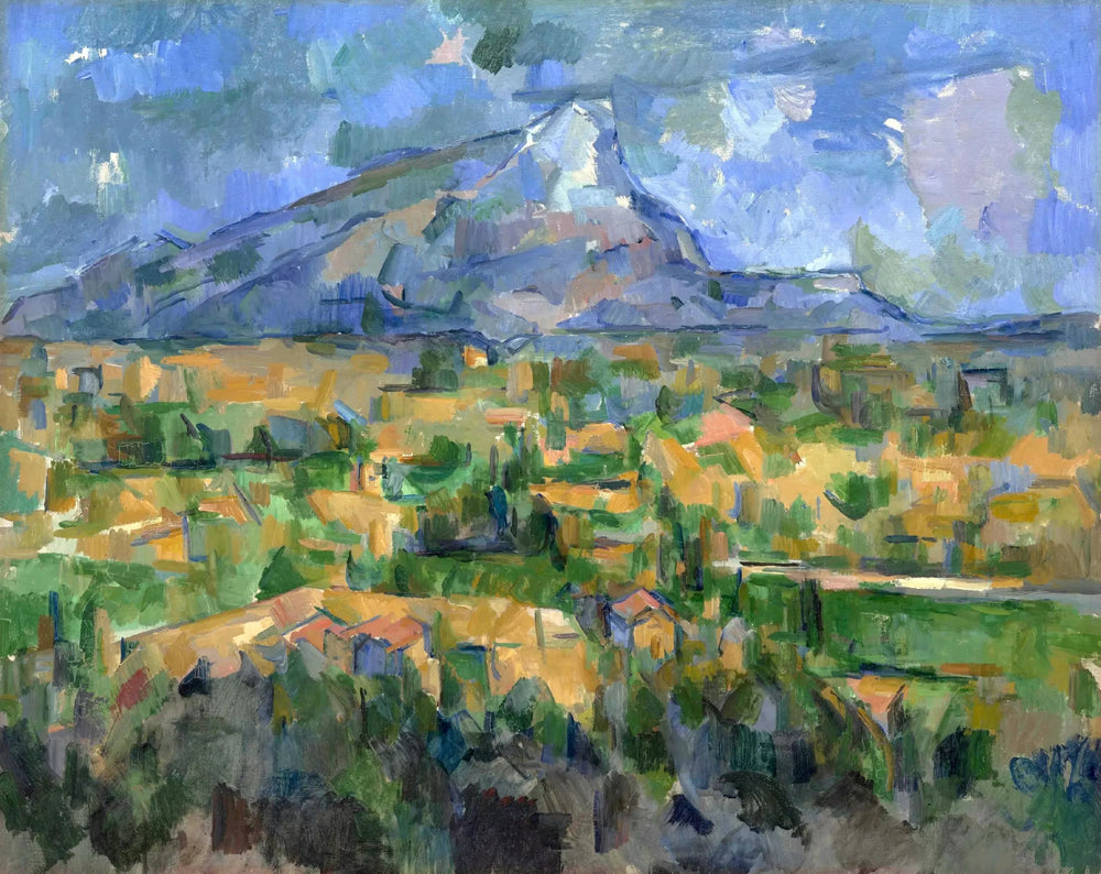 La Montagne Sainte-Victoire vue des Lauves - Paul Cézanne image 1 copie peinte à la main à l’huile
