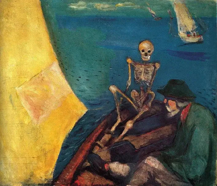 Död vid rodret - Edvard Munch