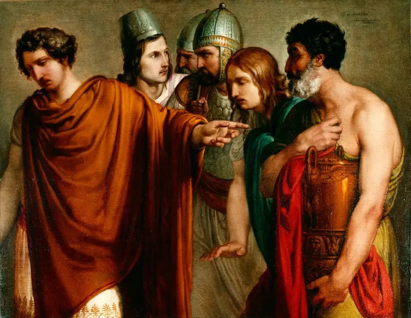 Abradates död - Francesco Hayez
