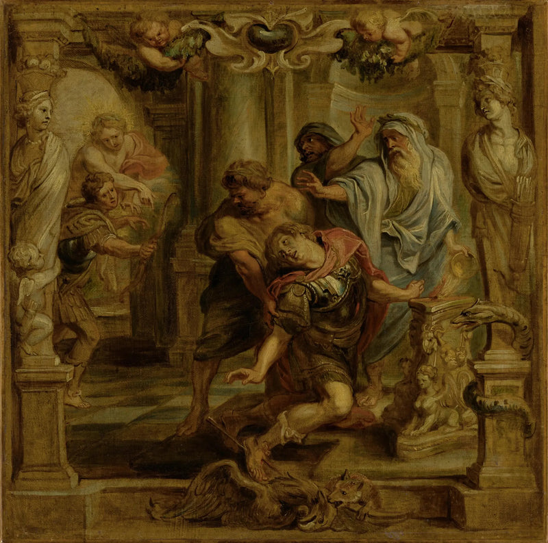 Achilles död - Peter Paul Rubens