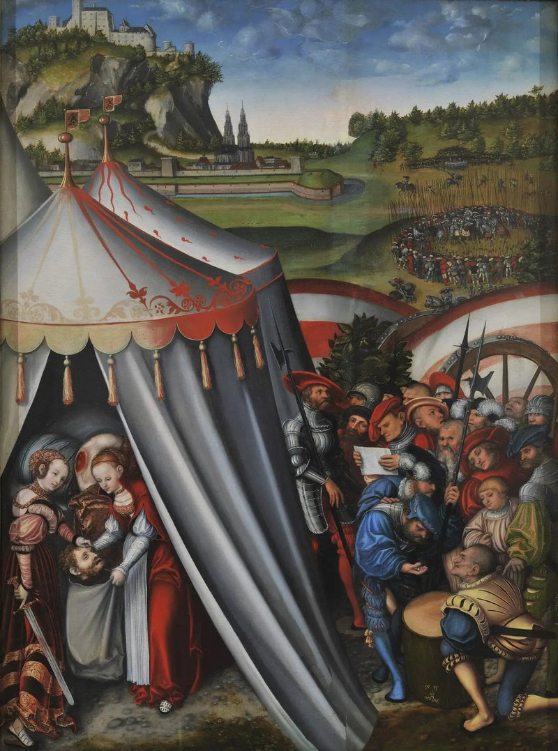 Holofernes död - Lucas Cranach den äldre