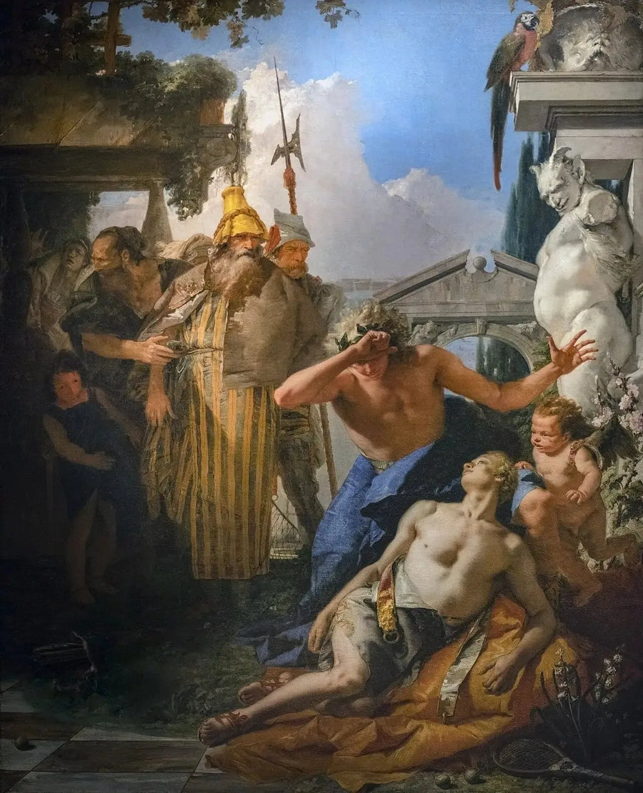 Hyacintens död - Giovanni Battista Tiepolo