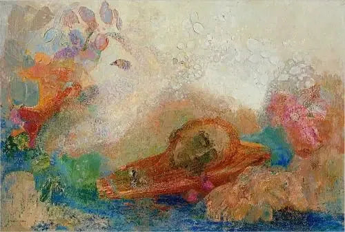 Orfeus död - Odilon Redon