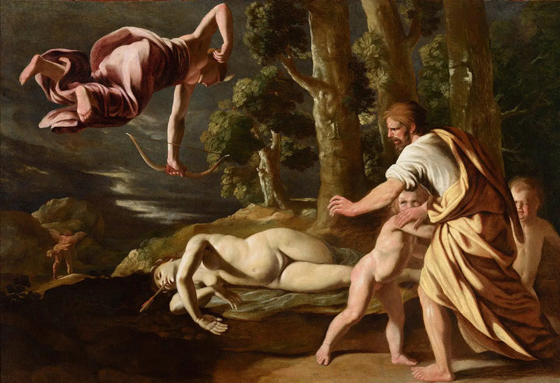 Chionés död - Nicolas Poussin