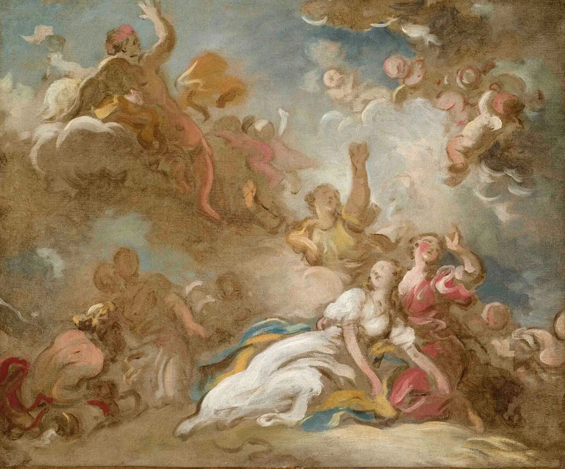 Cleopatras död - Jean-Honoré Fragonard