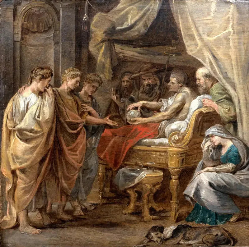 Constantins den store död - Peter Paul Rubens