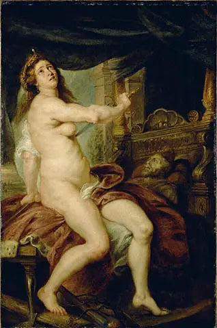 Didos död - Peter Paul Rubens