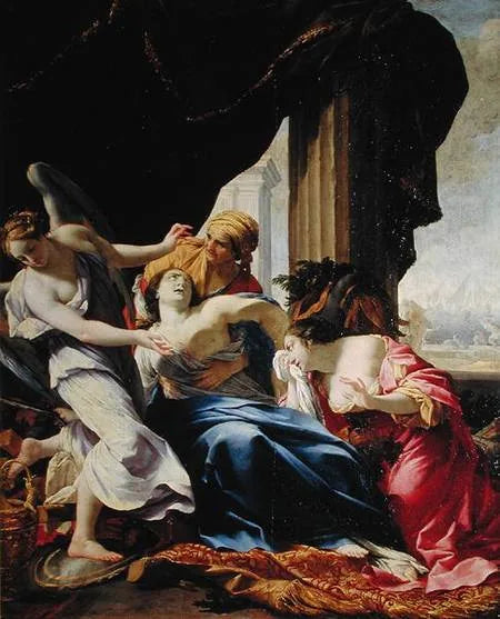 Didons död - Simon Vouet