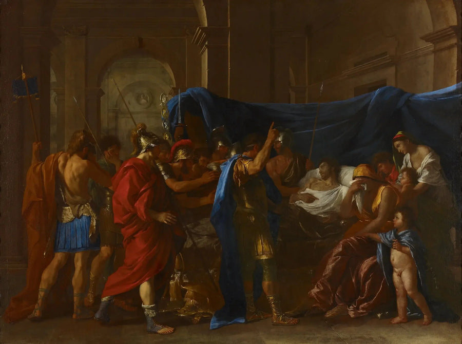 Germanicus död - Nicolas Poussin