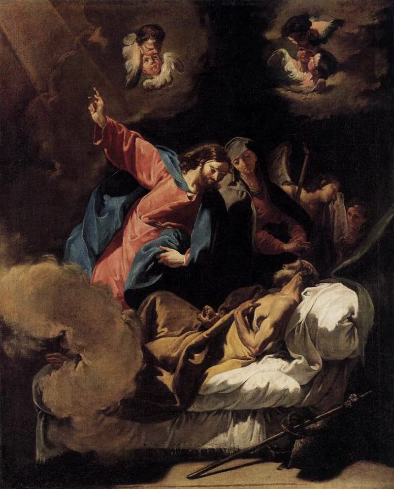 Josephs död - Giovanni Battista Pittoni