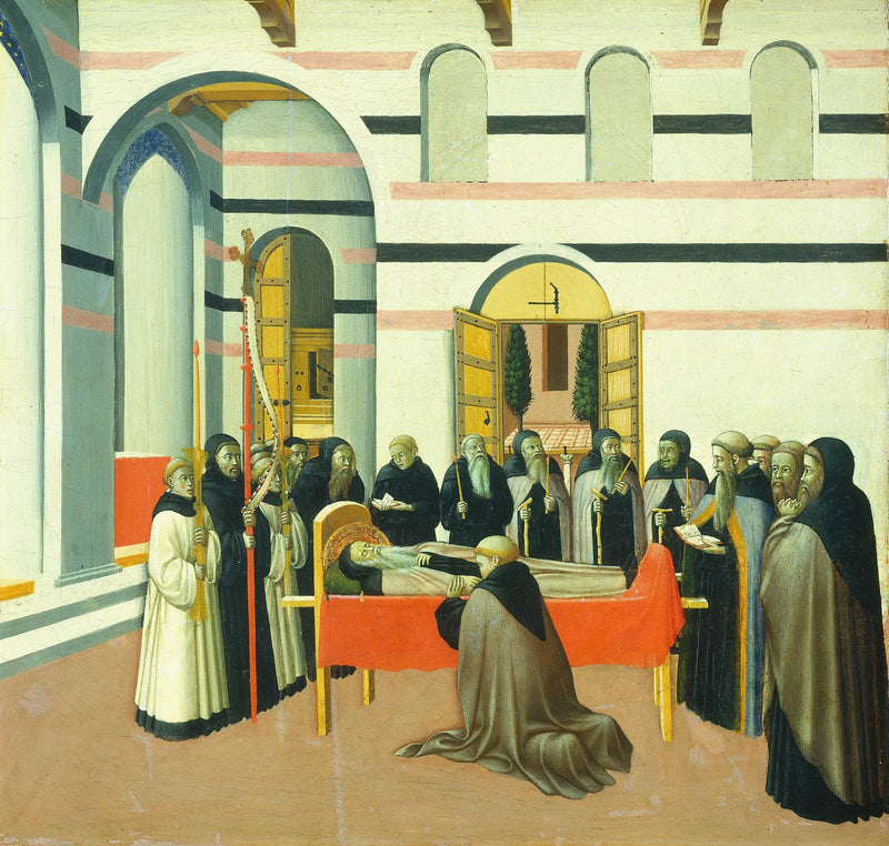Saint Antonius död - Master of the Osservanza