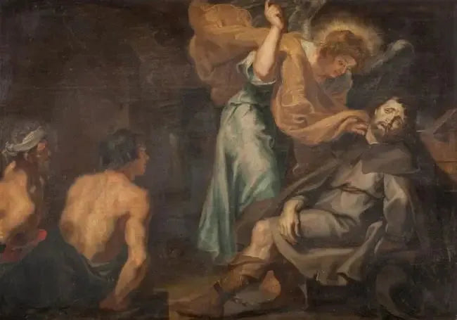 Saint Rochs död (Saint Rochs altare) - Peter Paul Rubens