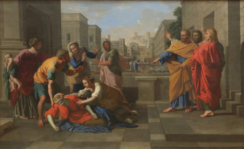 Saphires död - Nicolas Poussin