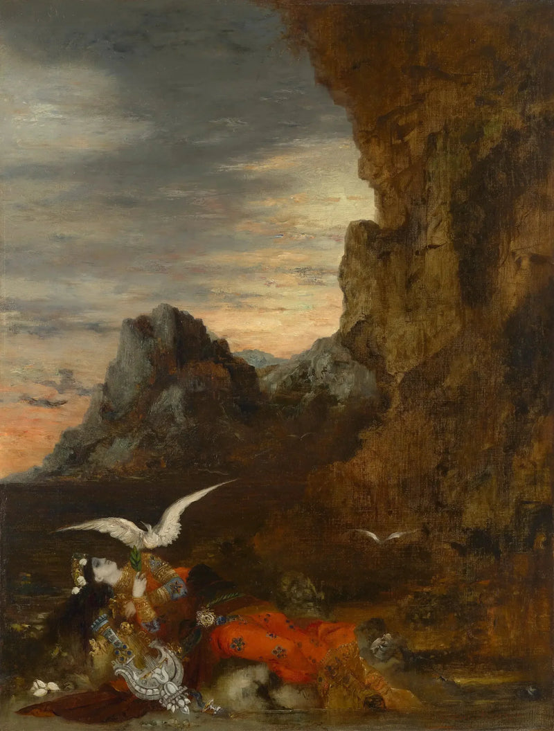 Sapfos död - Gustave Moreau