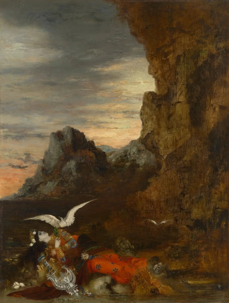 Sapfos död - Gustave Moreau