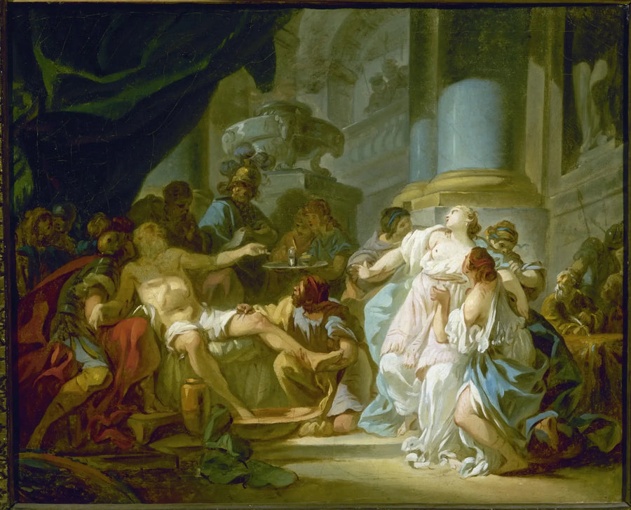 Senecas död - Jacques-Louis David