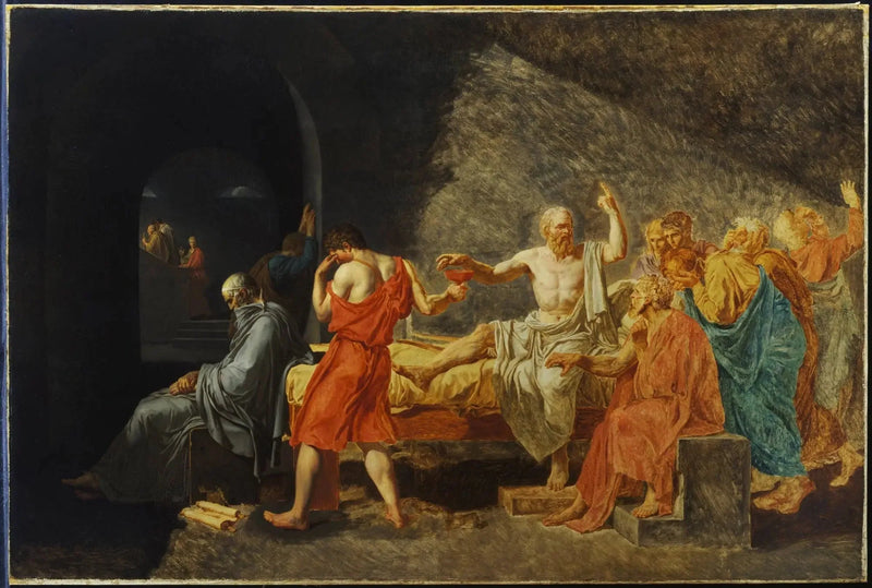 Sokrates död - Jacques-Louis David