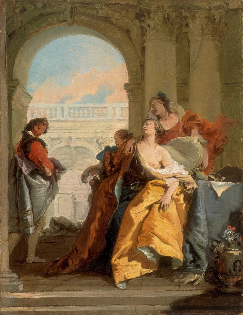 Sophonisbas död - Giovanni Battista Tiepolo
