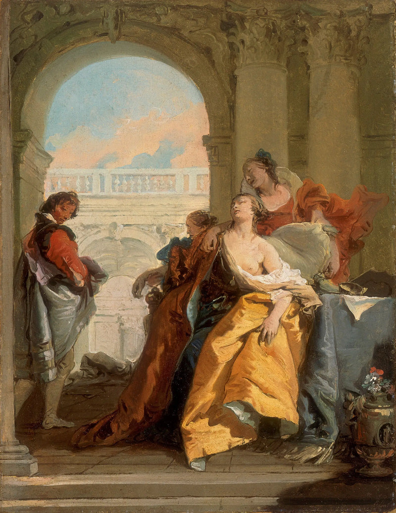 Sophonisbas död - Giovanni Battista Tiepolo