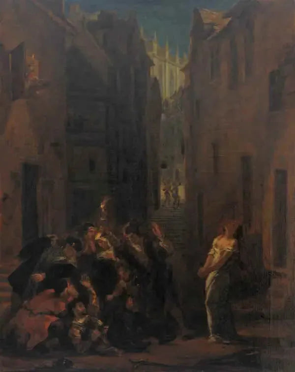 Valentins död - Eugène Delacroix