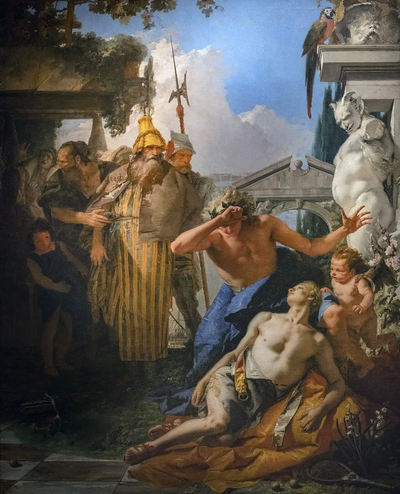 Hyacintens död - Giovanni Battista Tiepolo