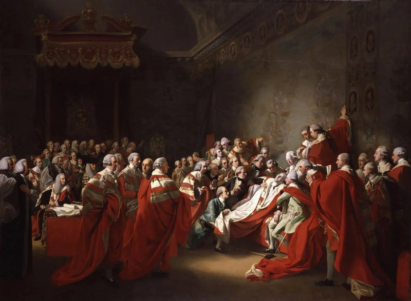 Döden av greve Chatham - John Singleton Copley
