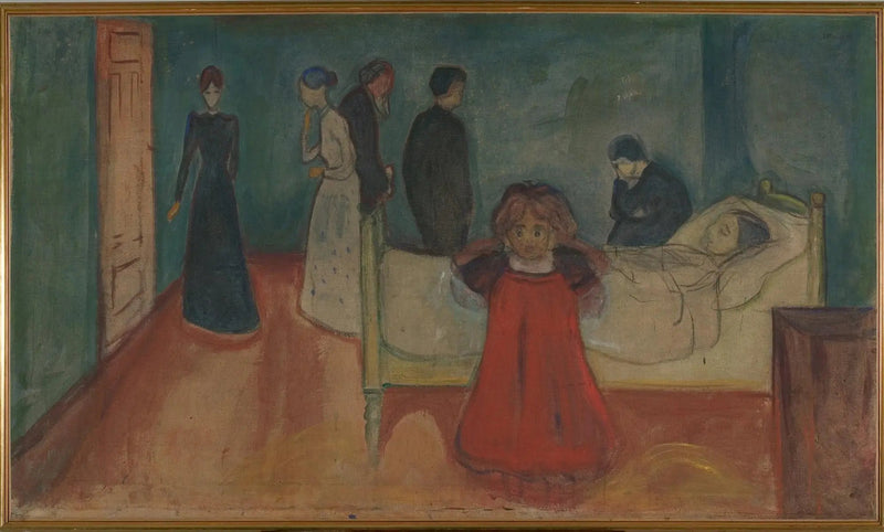 Döden och barnet - Edvard Munch