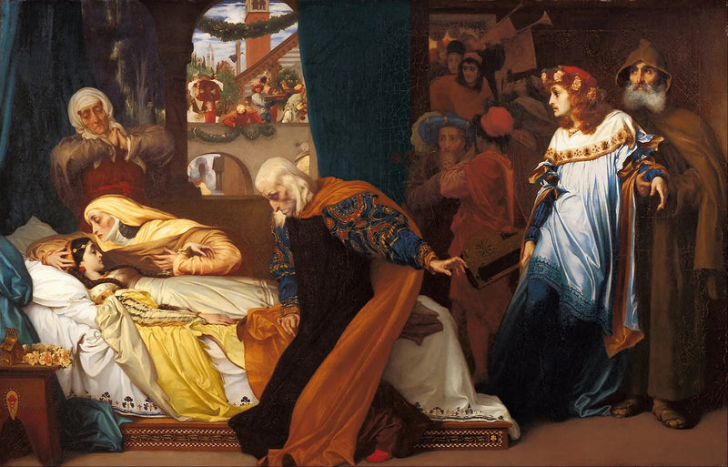 Den simulerade döden av Juliette - Frederic Leighton