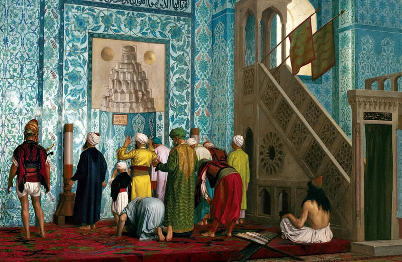 Den blå moskén - Jean-Léon Gérôme