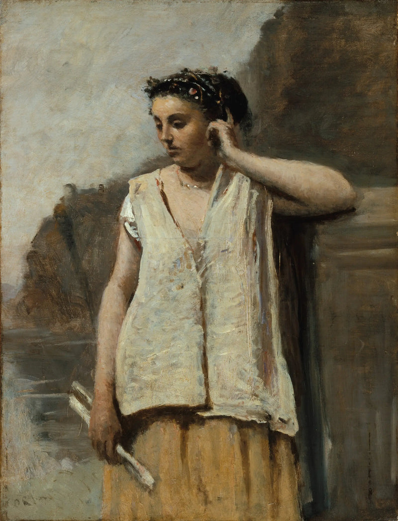 La Muse: Historien - Jean-Baptiste Camille Corot