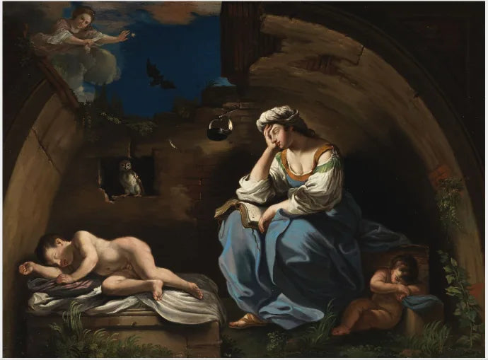 Den tänkande musen - Guercino