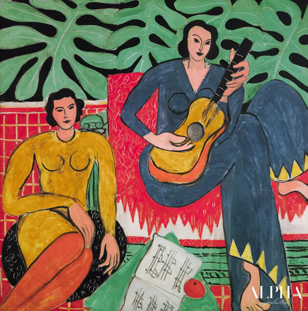 La Musique 1939 - Matisse - Reproductions de tableaux et peintures haut de gamme