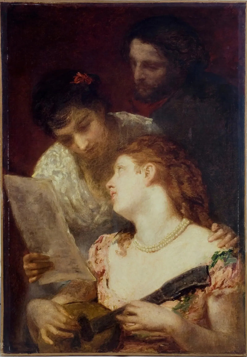 Musiken (musikalisk fest) - Mary Cassatt