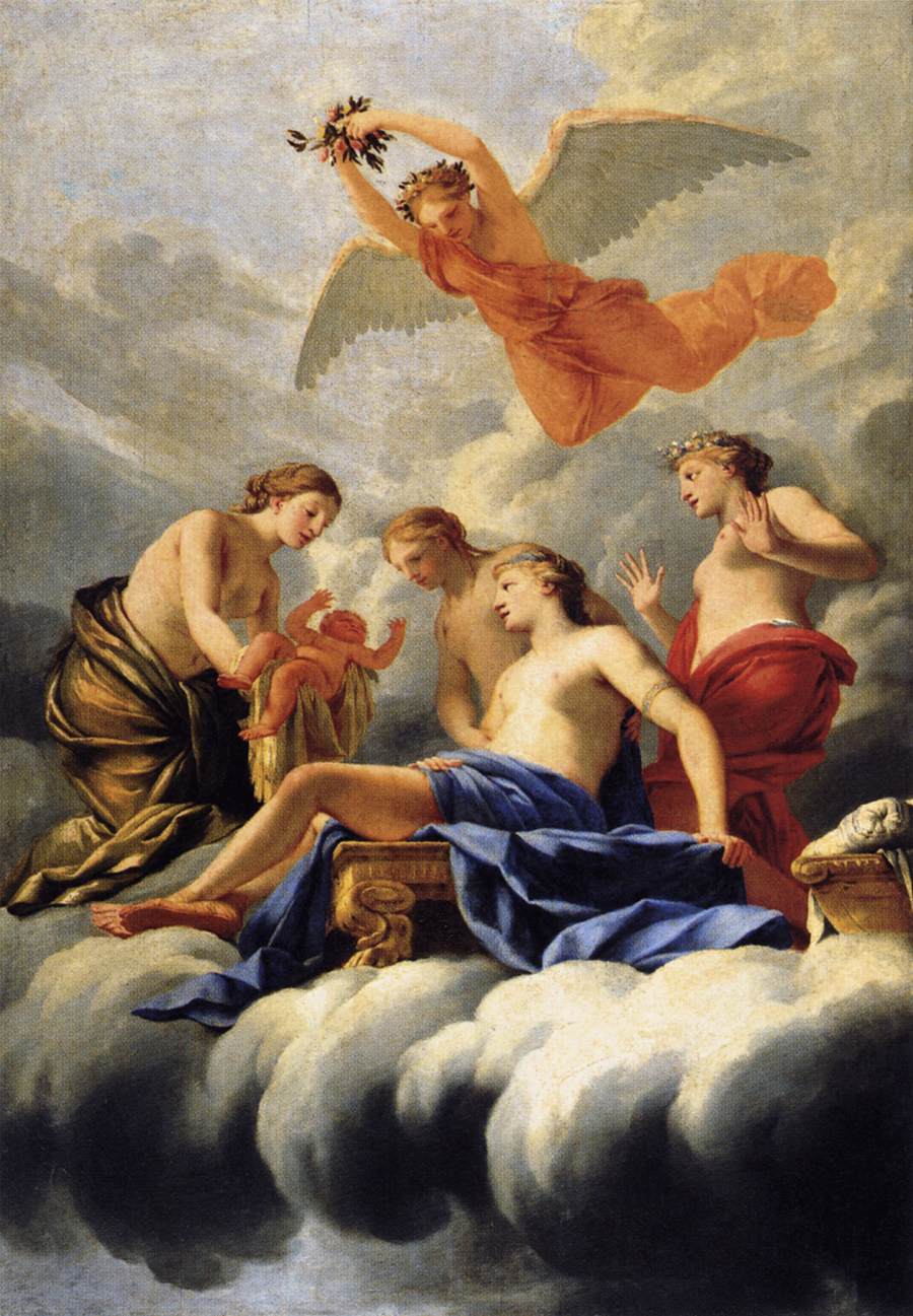 födelsen av kärleken - Eustache Le Sueur