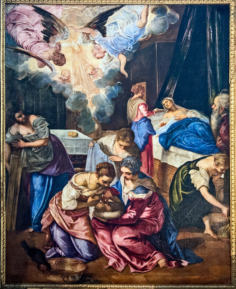 Födelsen av Johannes Döparen - Jacopo Tintoretto