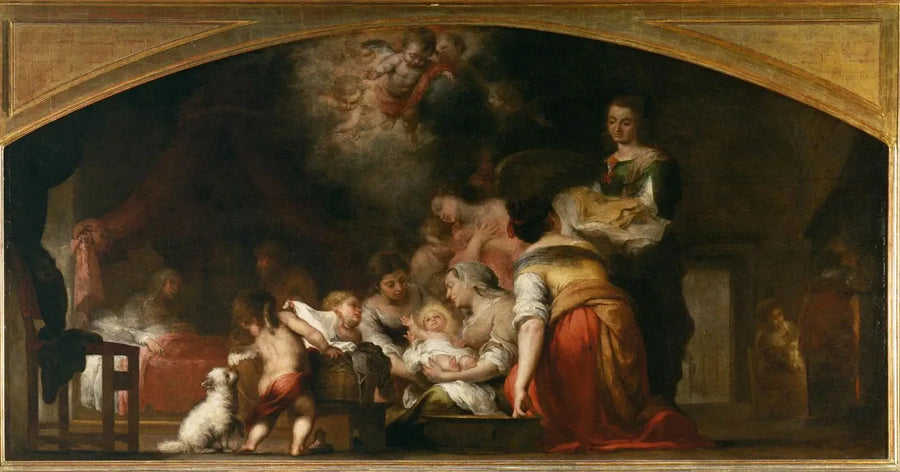 Födelser av Jungfru Maria - Bartolomé Esteban Murillo