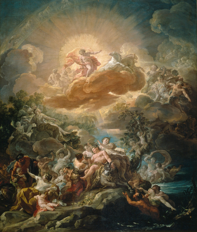 Födelsen av solen och Bacchus triumf - Corrado Giaquinto